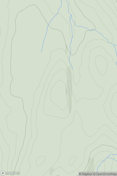 Thumbnail image for Pen-y-garth [Llandudno to Wrexham] [SH810640] showing contour plot for surrounding peak